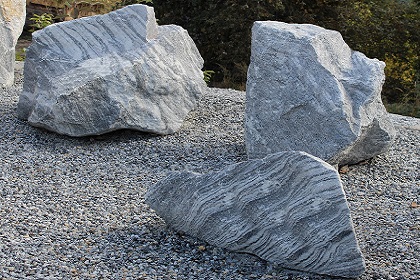 Wachauer Kalkmarmor verschiedene Steine